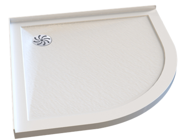 Pure color Fan-shaped Base (With Corner Drain)