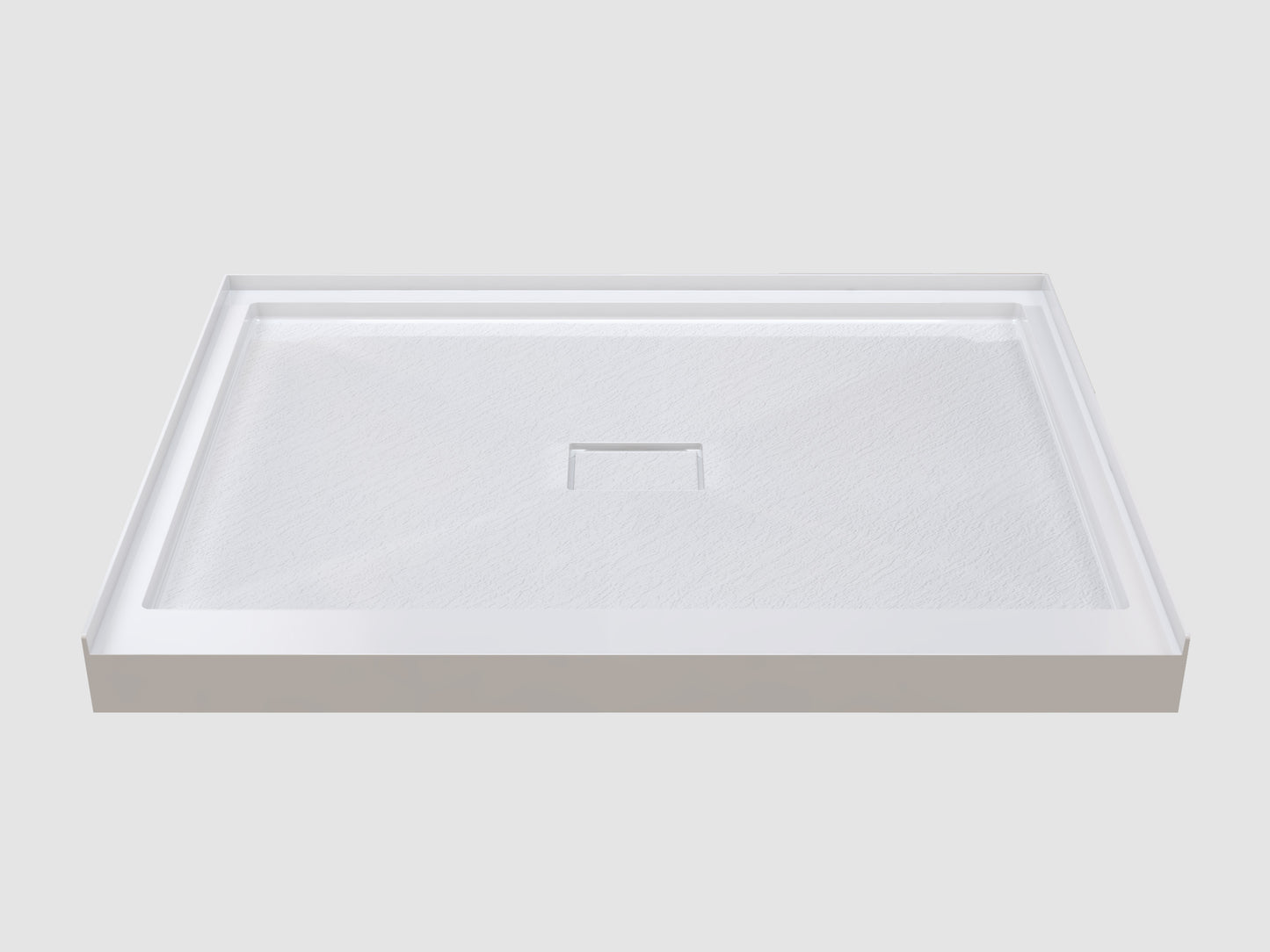 Shower Base Central Drain with Flange