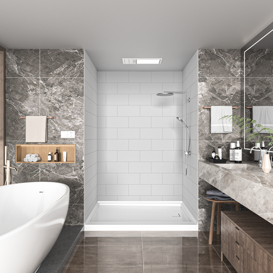 Medium Subway Tile Wall Panels - Matte Finish