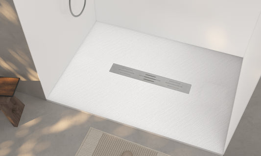 Shower Base with Center Drain (No Flange)