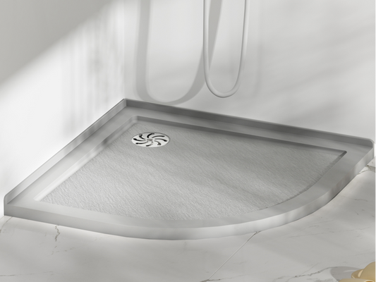 Pure color Fan-shaped Base (With Corner Drain)