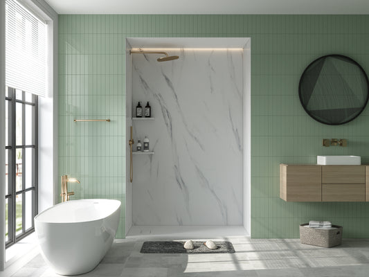 Vertical Lines Bathroom Wall Panels